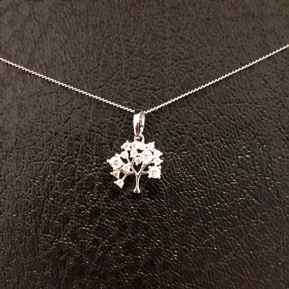 Sterling Silver Tree Necklace